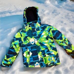 Phibee kids winter snow/ski colorful coat size 12/14
